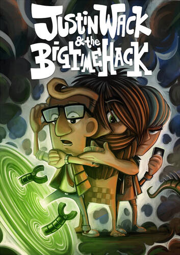 Постер игры Justin Wack and the Big Time Hack