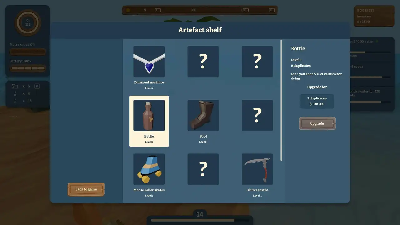 Скриншот игры Moose Diver