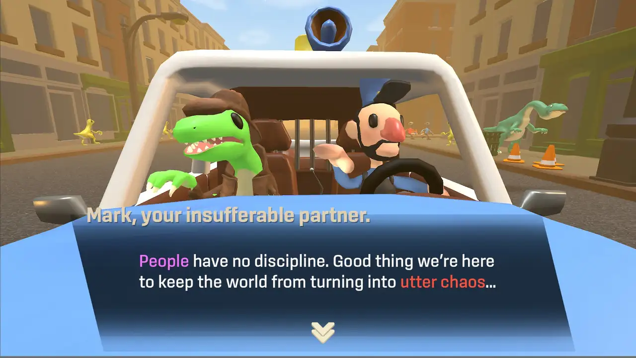 Скриншот игры Dinocop