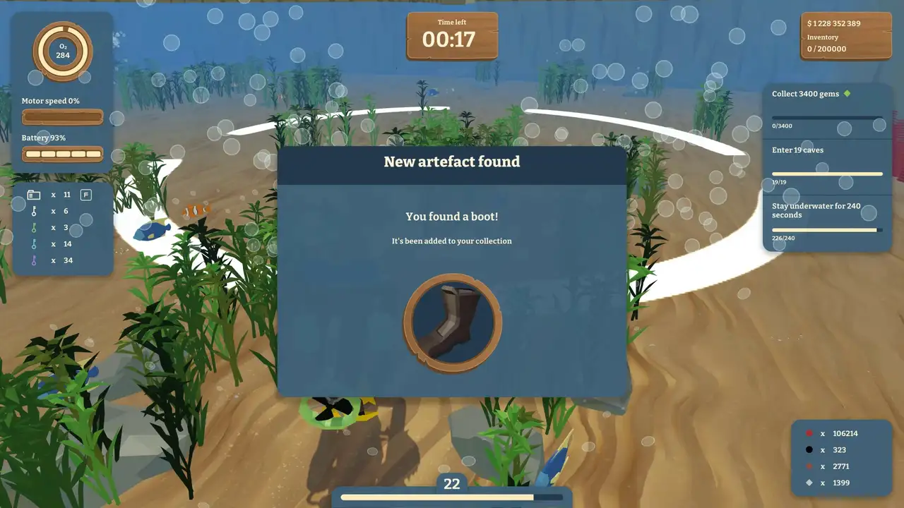 Скриншот игры Moose Diver