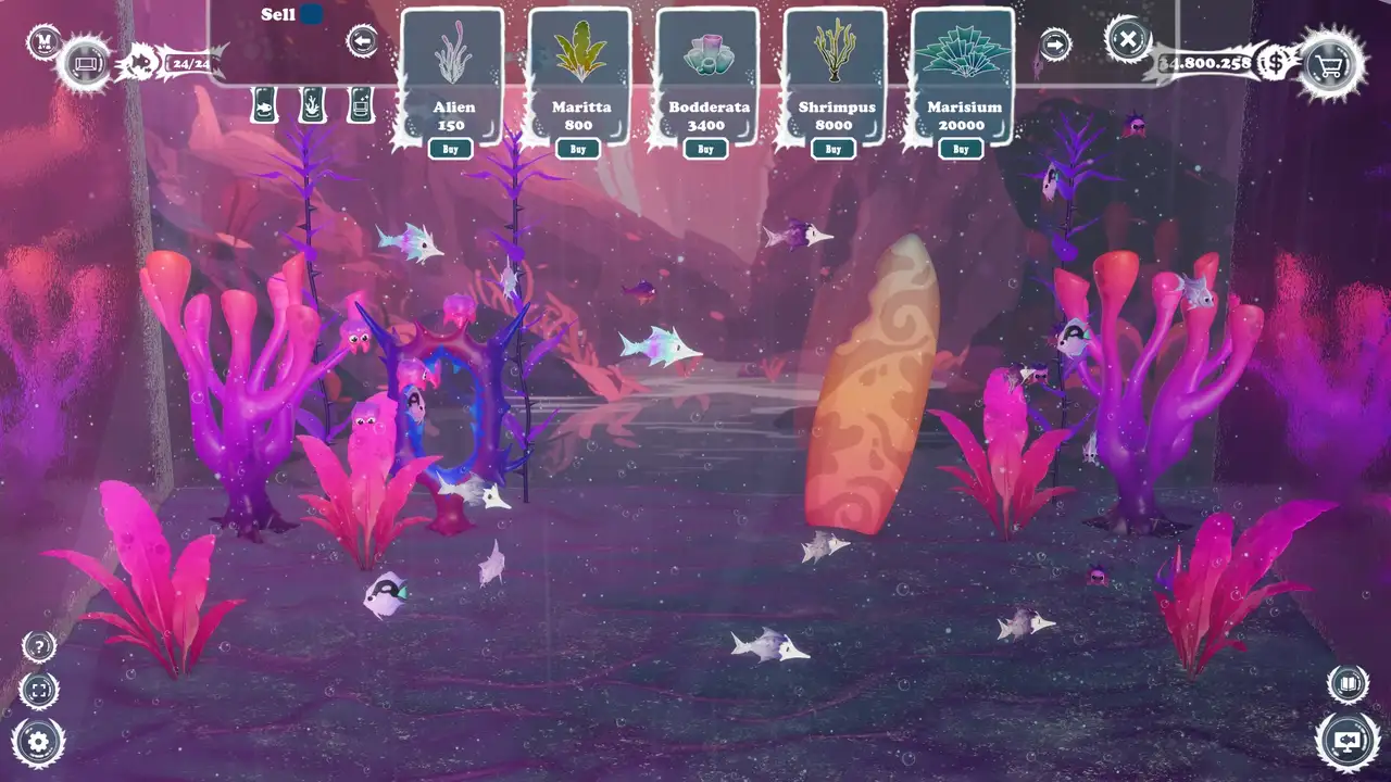 Скриншот игры Aquanima