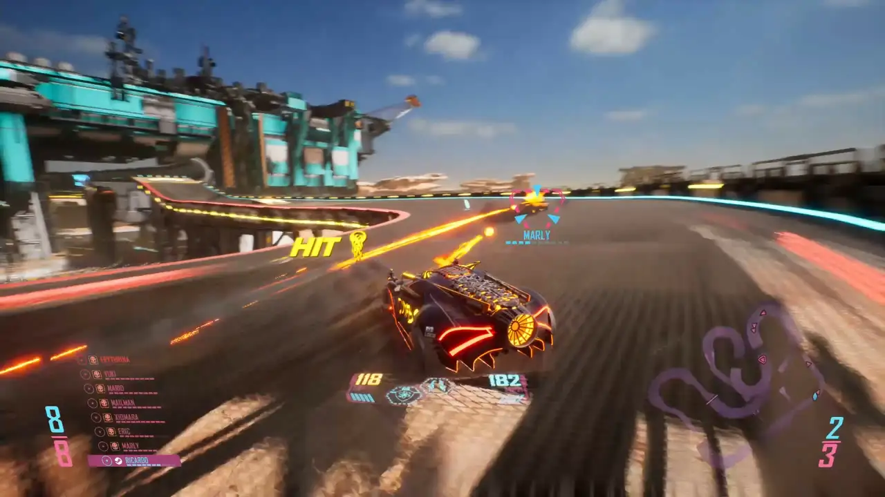 Скриншот игры Cyber Clutch: Hot Import Nights