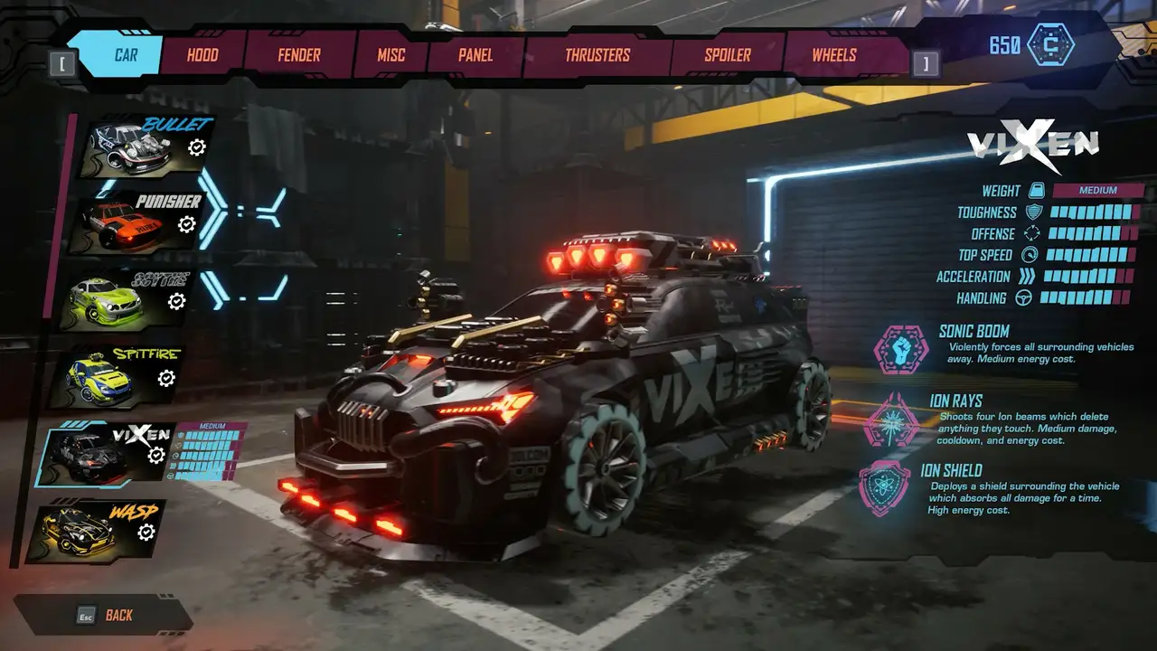 Скриншот игры Cyber Clutch: Hot Import Nights