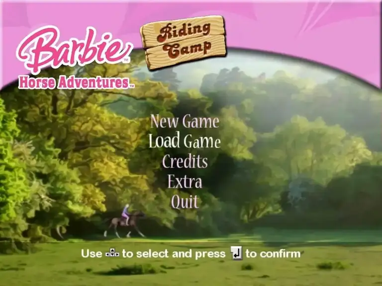 Скриншот игры Barbie Horse Adventures: Riding Camp