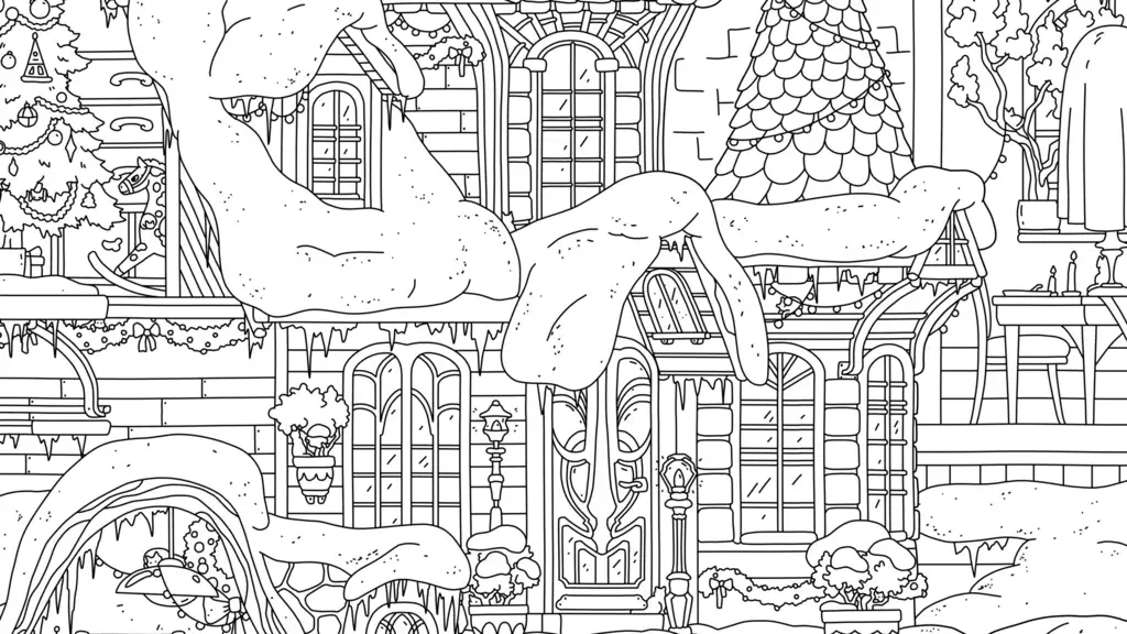 Скриншот игры Hidden Cats 8: Happy New Year