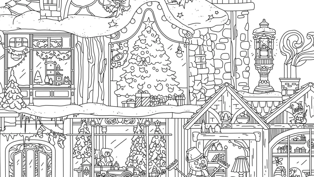 Скриншот игры Hidden Cats 8: Happy New Year