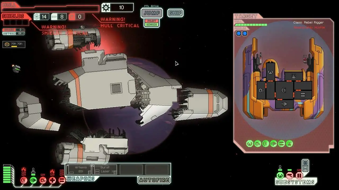 Скриншот игры FTL: Faster Than Light