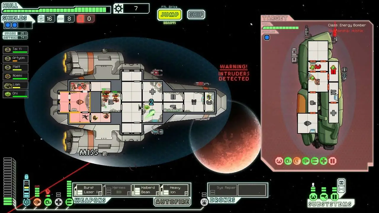 Скриншот игры FTL: Faster Than Light