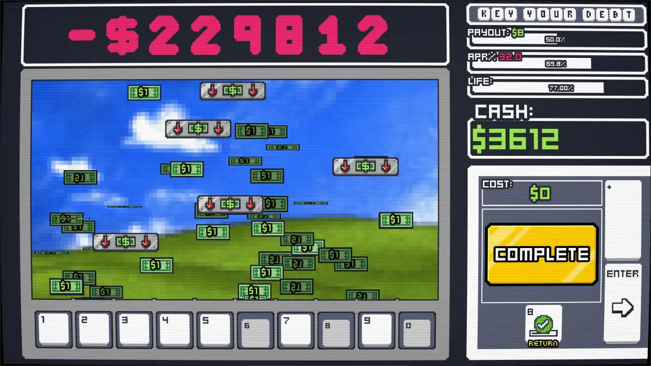Скриншот игры Key Your Debt