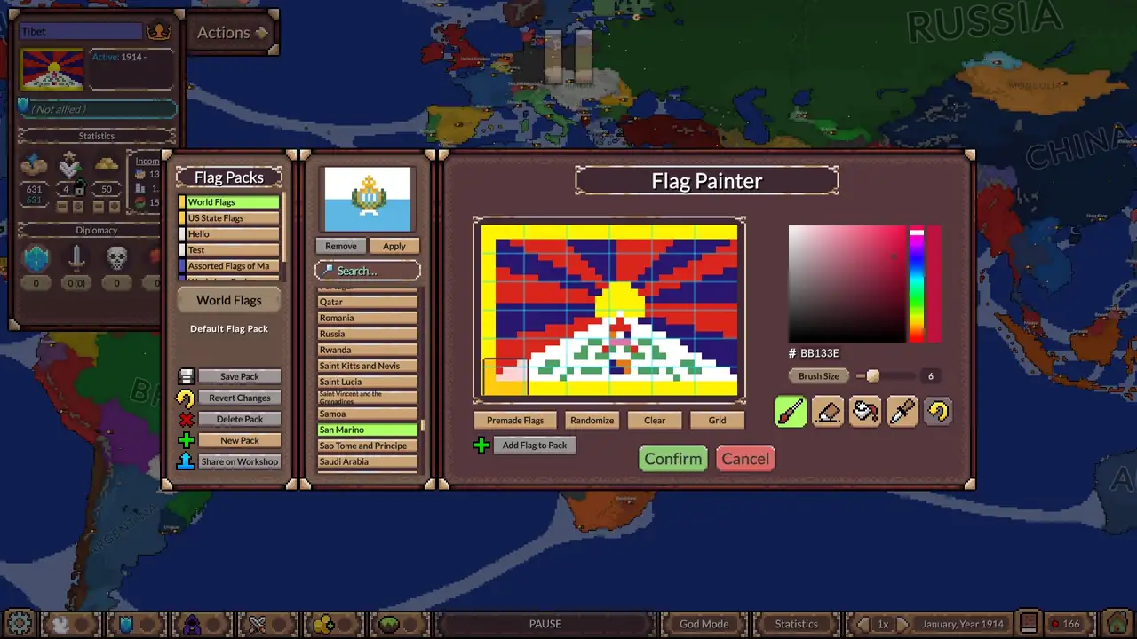 Скриншот игры Ages of Conflict: World War Simulator