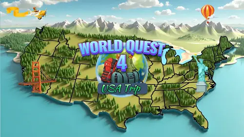 Постер игры World Quest 4: USA Trip
