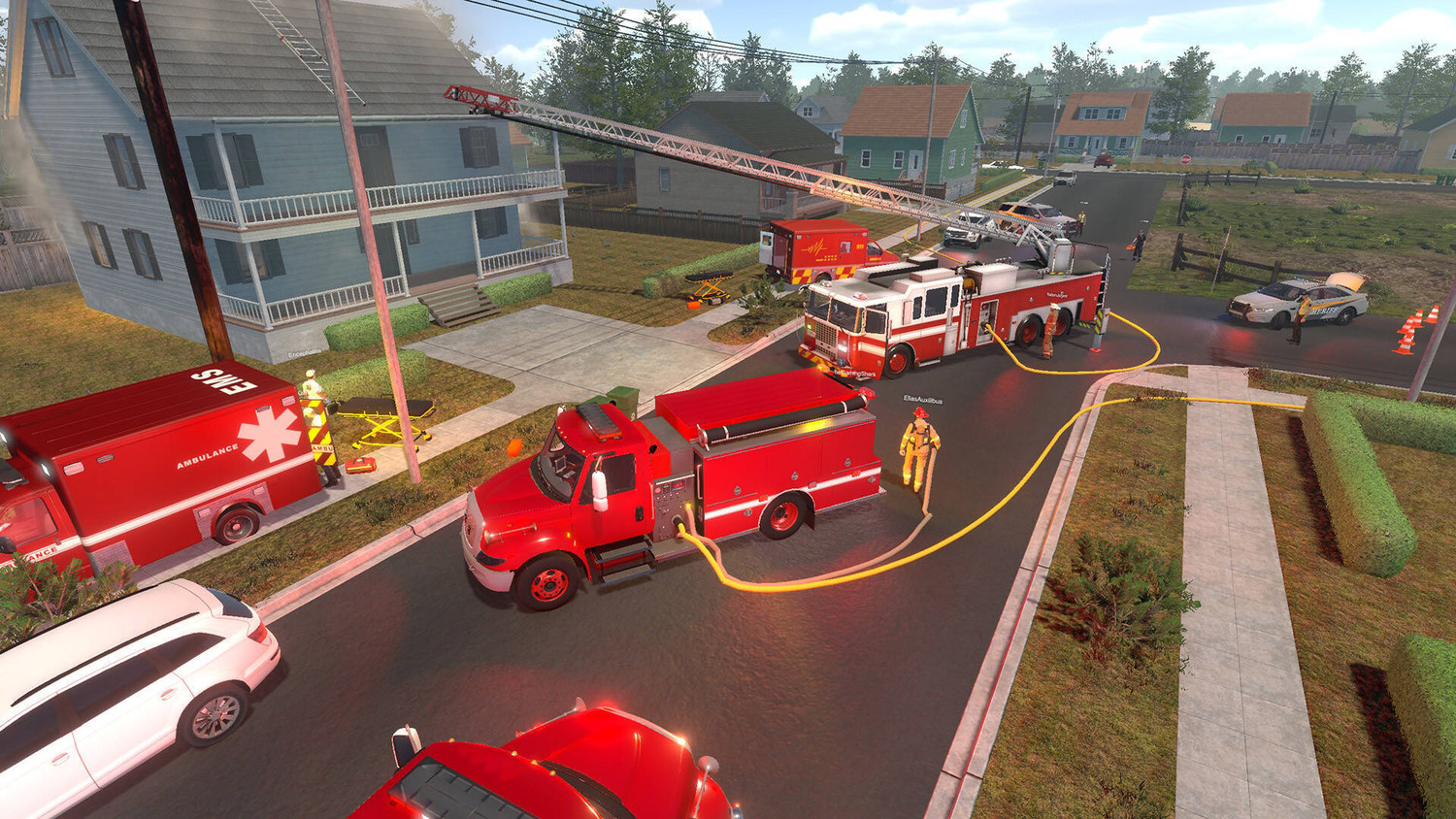 Flashing Lights - Police, Firefighting, Emergency Services Simulator  скачать через торрент для ПК