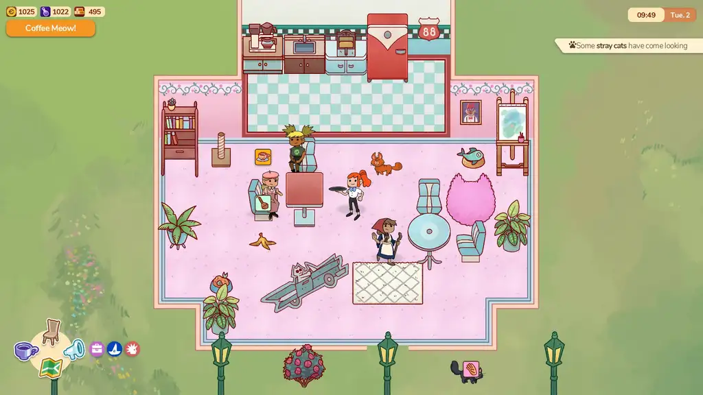 Скриншот игры Cat Cafe Manager