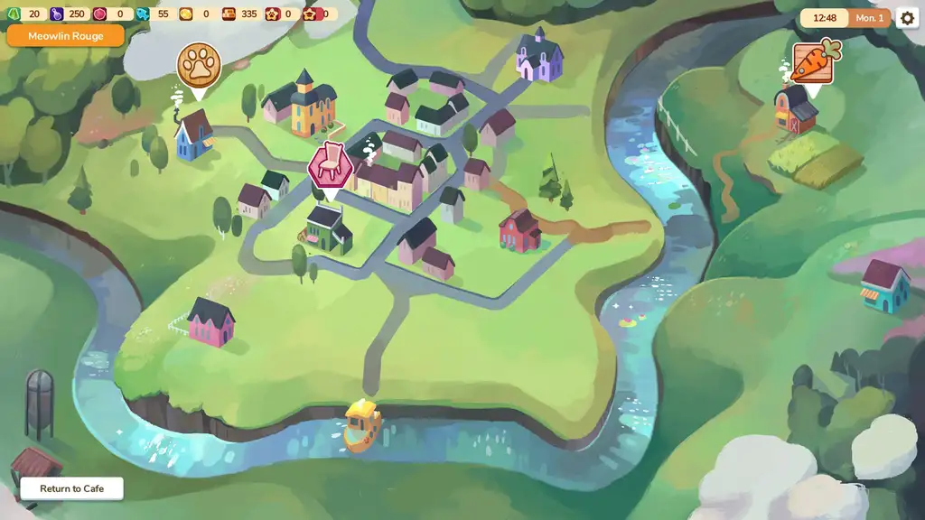 Скриншот игры Cat Cafe Manager