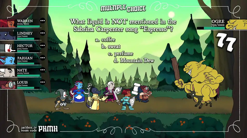 Скриншот игры The Jackbox Party Pack 11