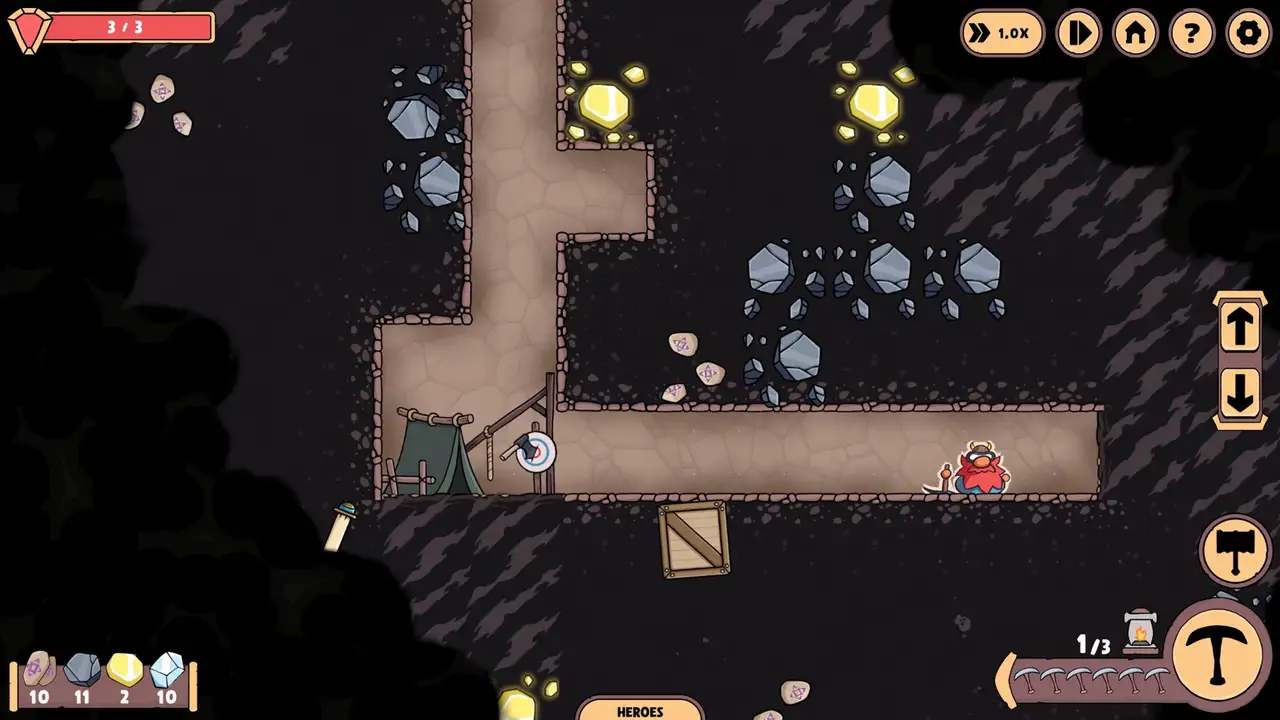 Скриншот игры Hold The Mine