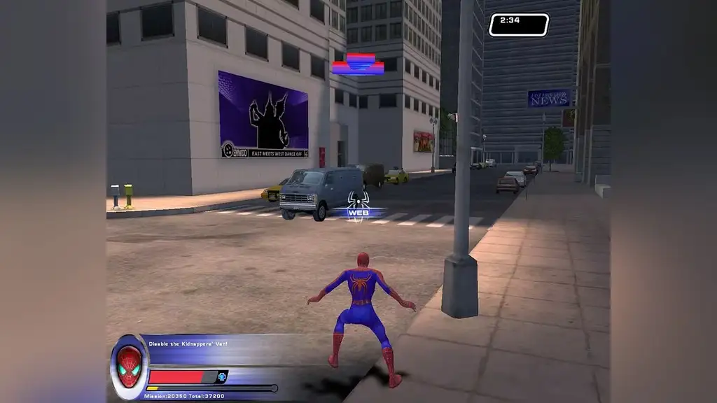 Скриншот игры Spider-Man 2: The Game