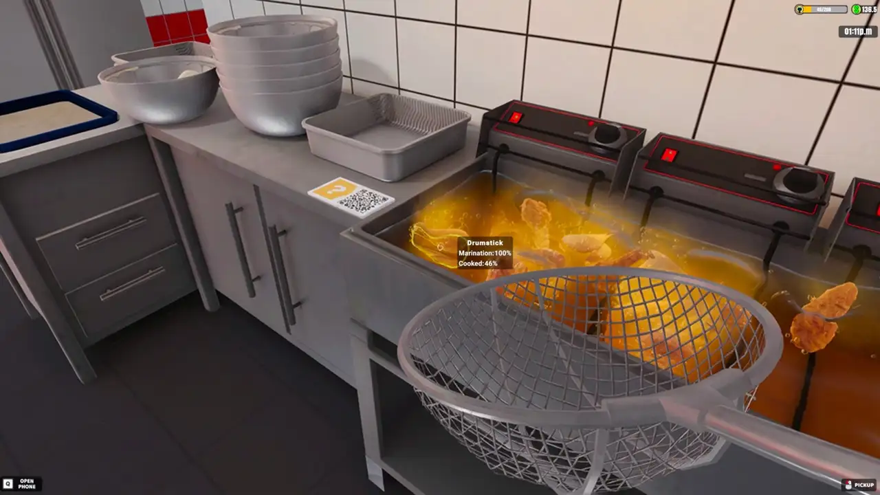 Скриншот игры Chicken Fries