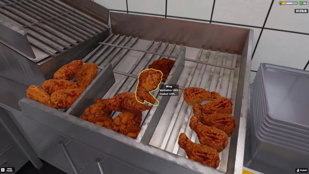 Скриншот игры Chicken Fries