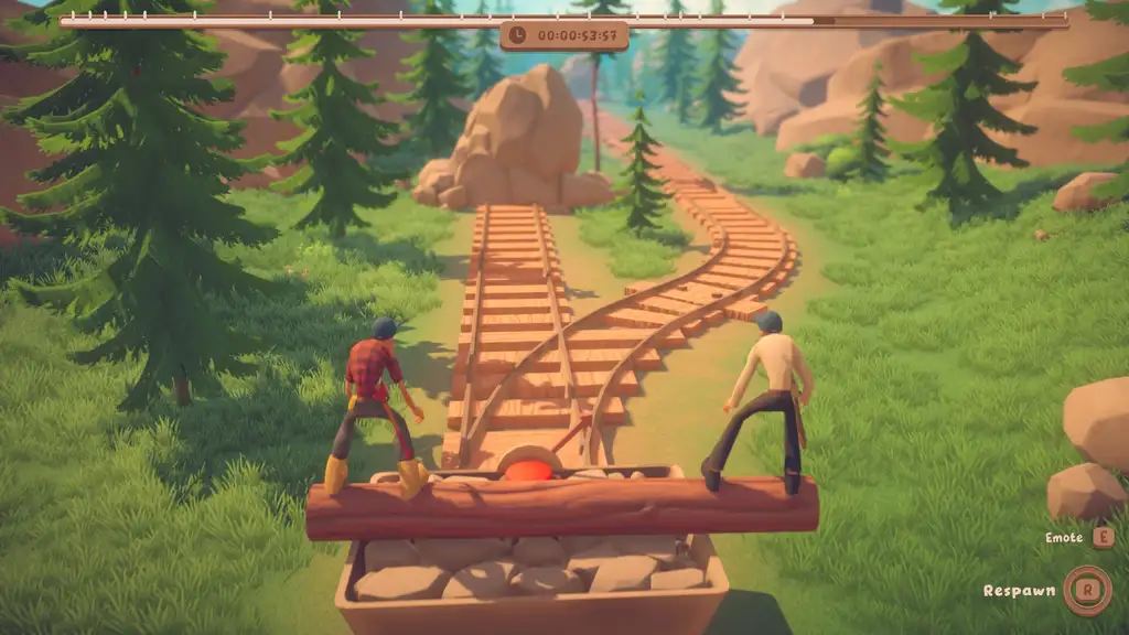 Скриншот игры Log Riders