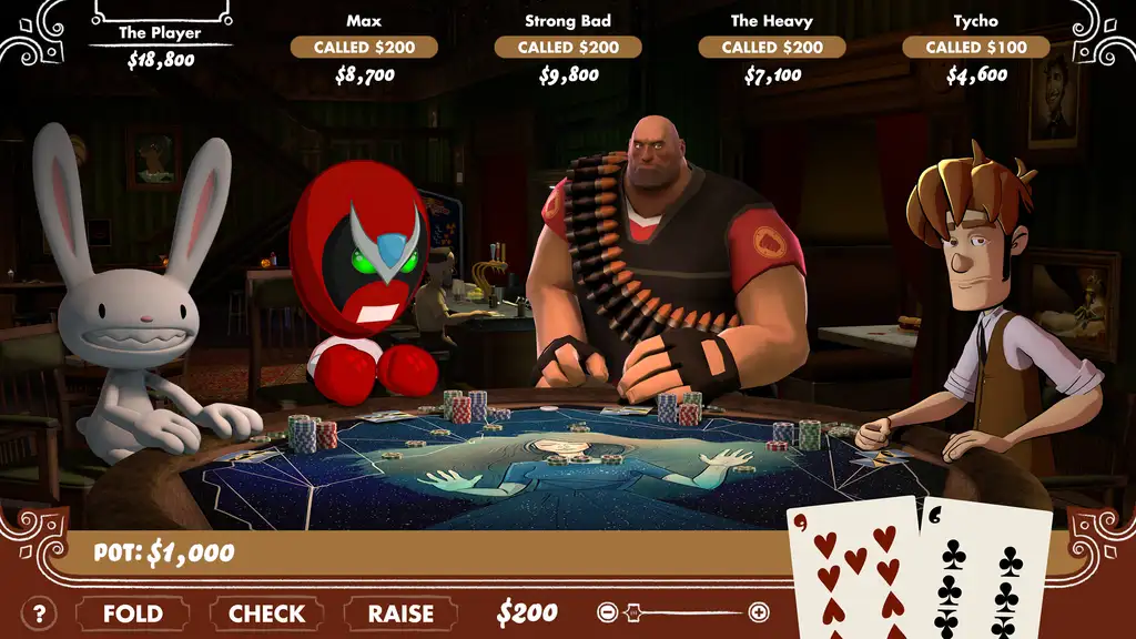 Скриншот игры Poker Night at the Inventory (Remastered)