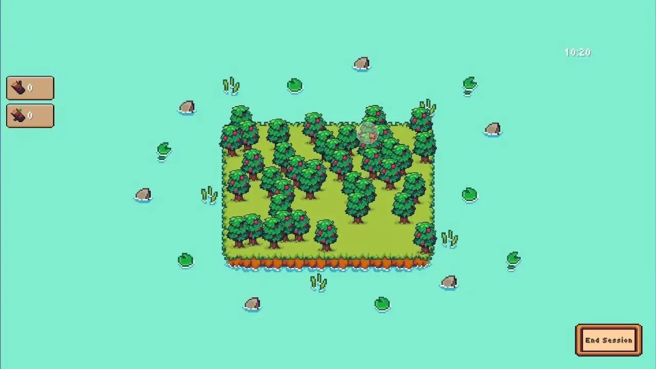 Скриншот игры Tiny Biomes: Cozy Idle