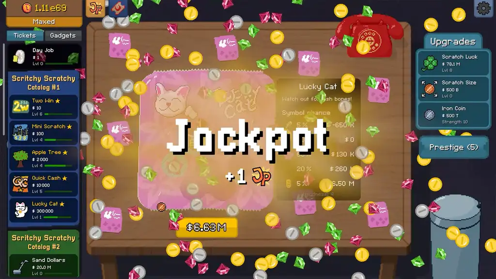 Скриншот игры Scritchy Scratchy