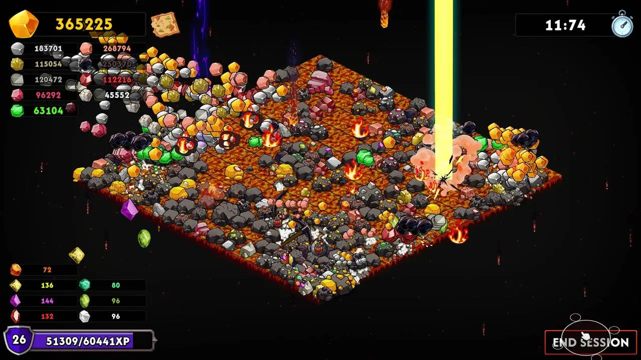 Скриншот игры Keep on Mining! - Worlds