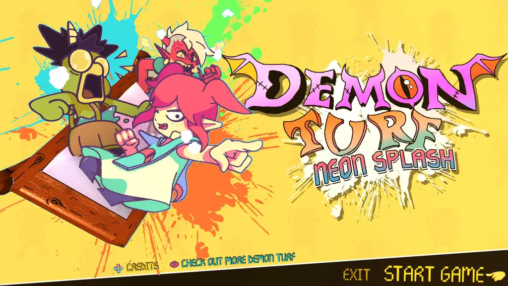 Скриншот игры Demon Turf: Neon Splash