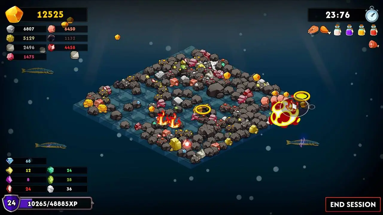 Скриншот игры Keep on Mining! - Worlds