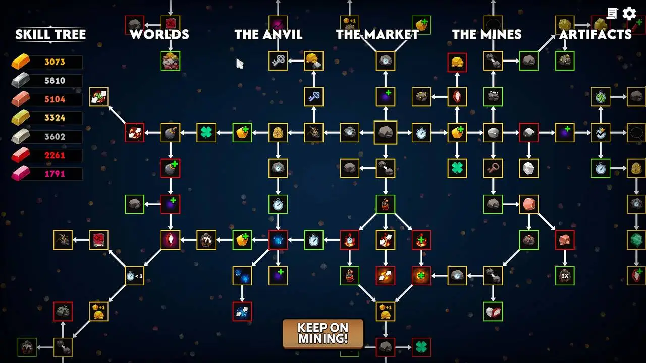 Скриншот игры Keep on Mining! - Worlds