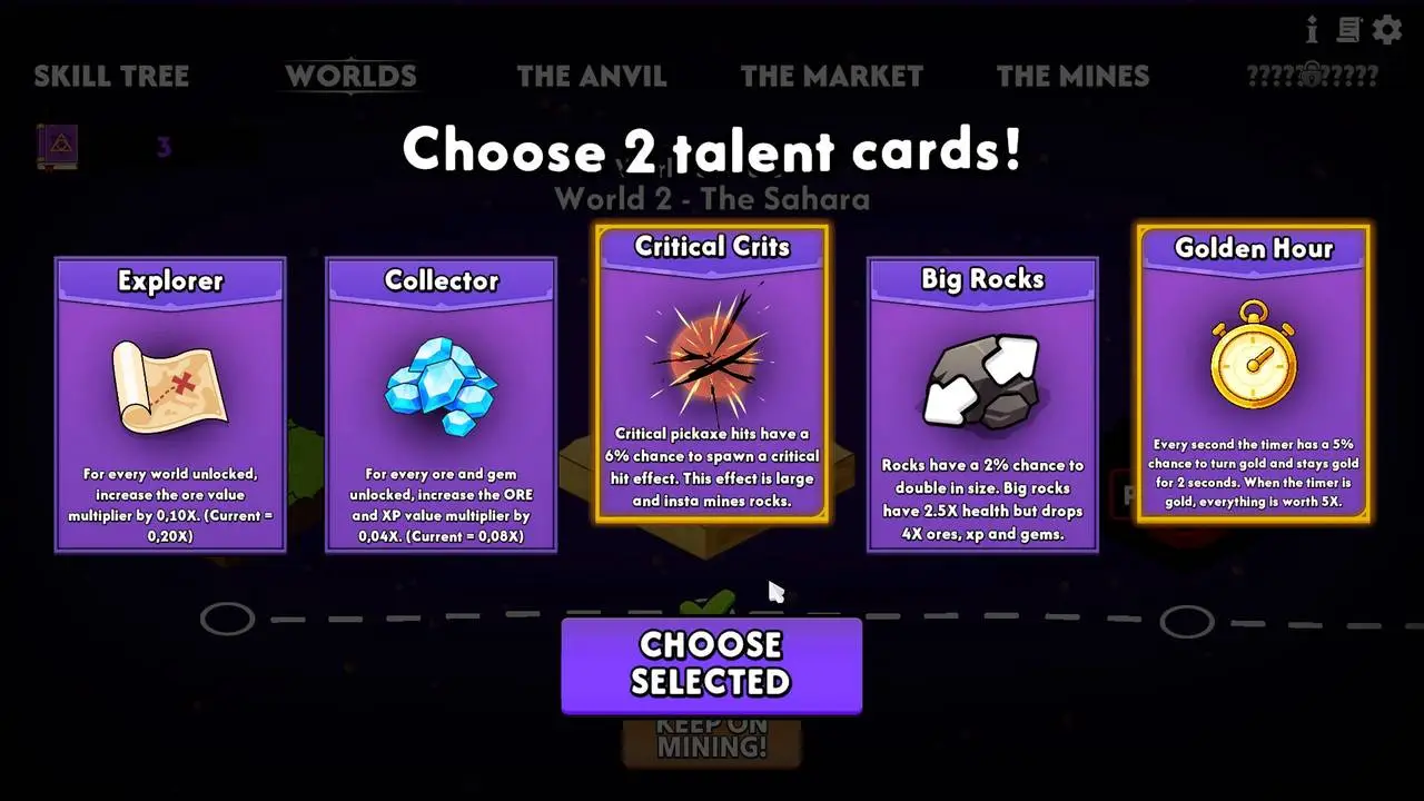 Скриншот игры Keep on Mining! - Worlds