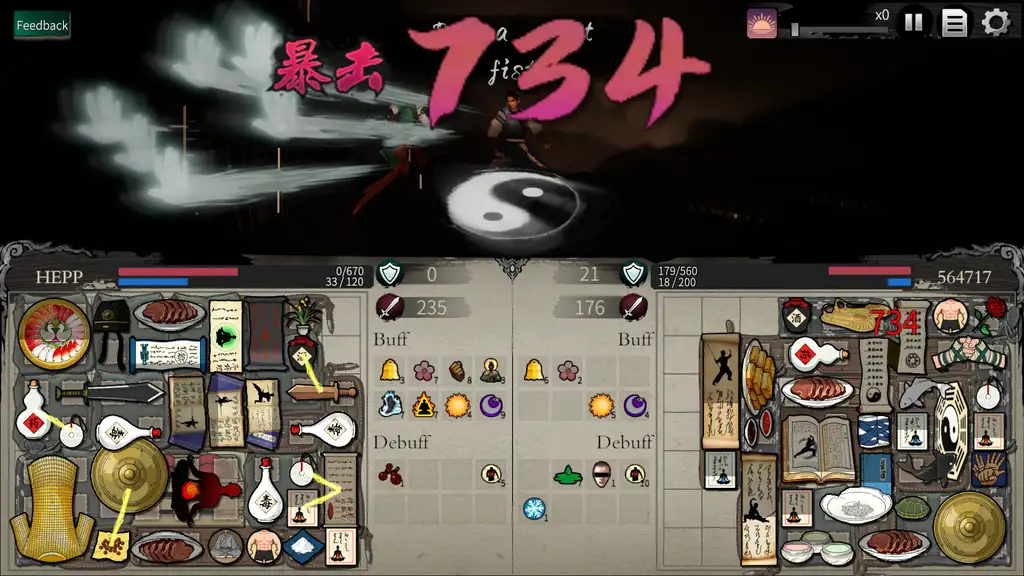 Скриншот игры Backpack Jianghu