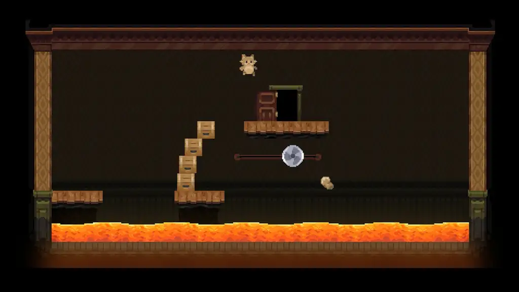 Скриншот игры Backrooms Cats and Lava