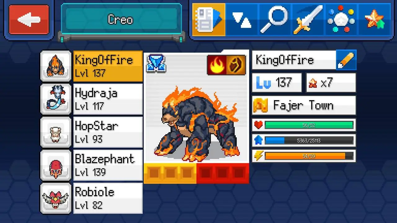 Скриншот игры EvoCreo 2