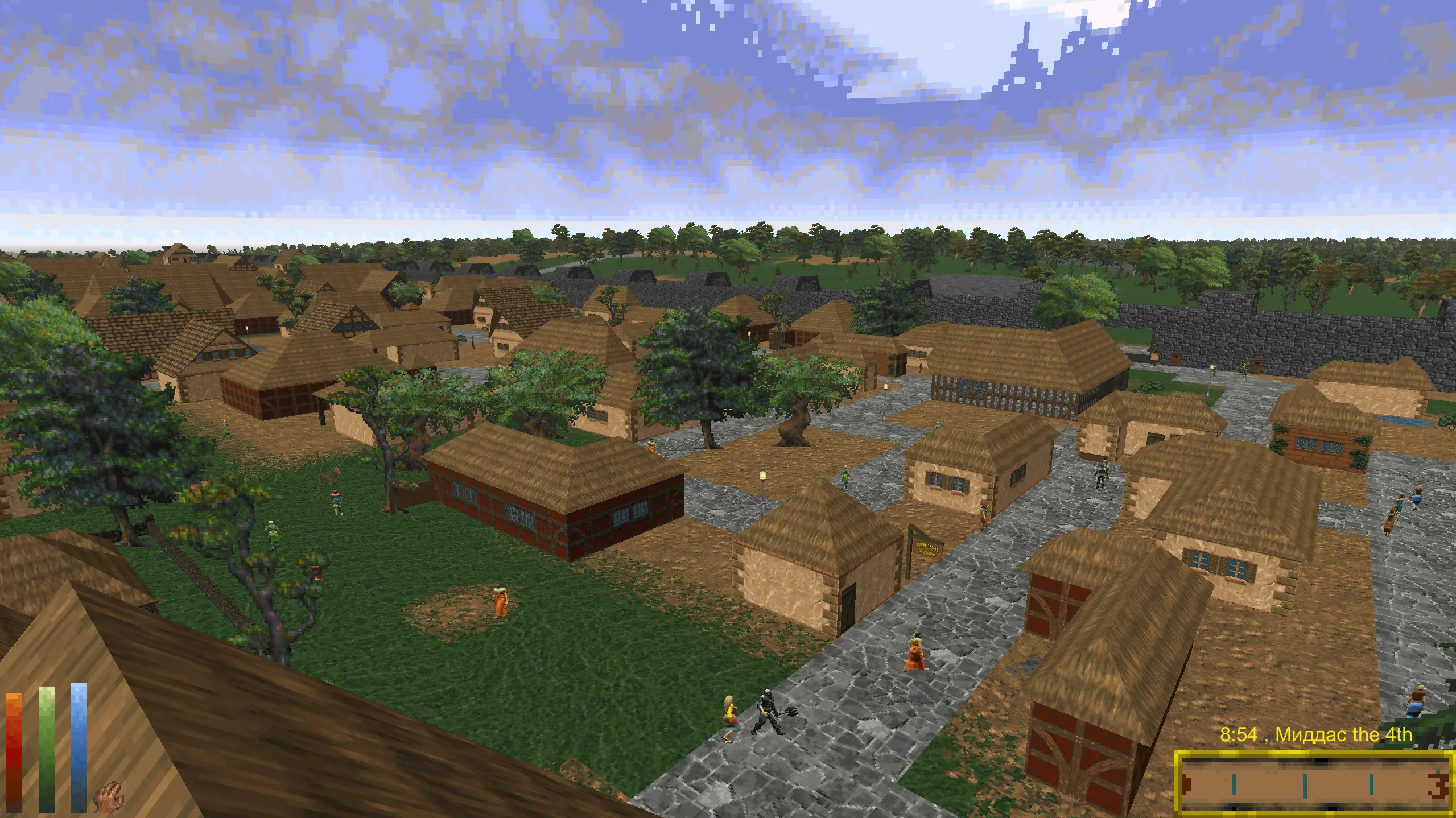 Скриншот игры Daggerfall Unity