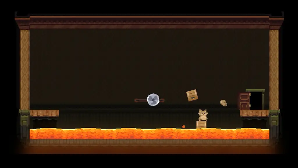 Скриншот игры Backrooms Cats and Lava