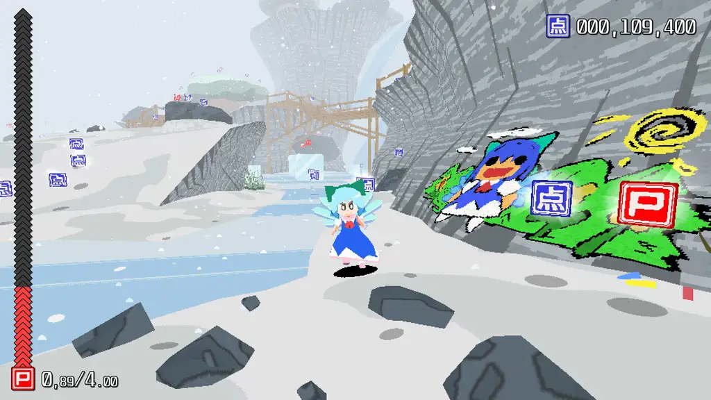 Скриншот игры Cirno! Lifts a Boulder