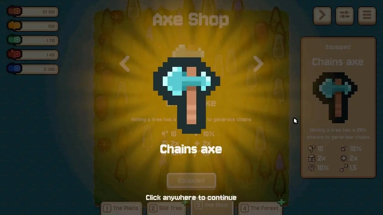 Скриншот игры Chop Chains