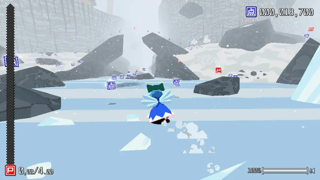 Скриншот игры Cirno! Lifts a Boulder