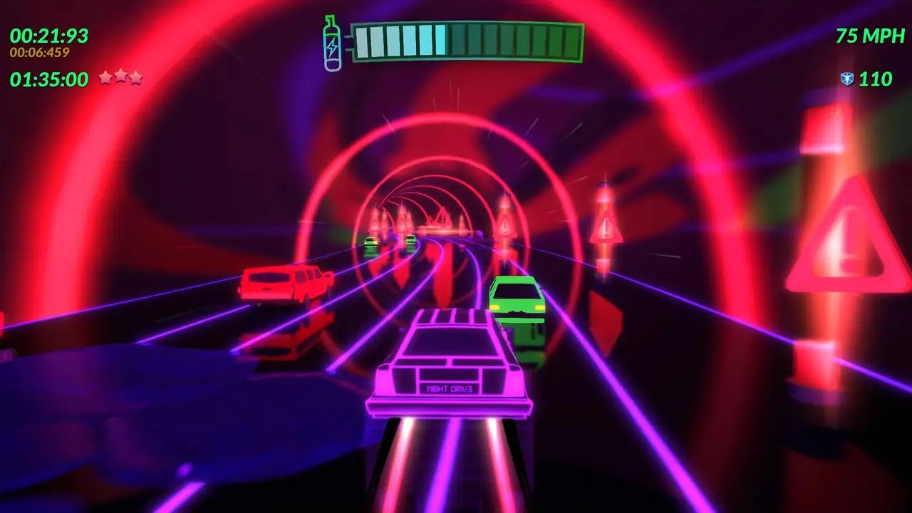 Скриншот игры Retro Drive: Revamped