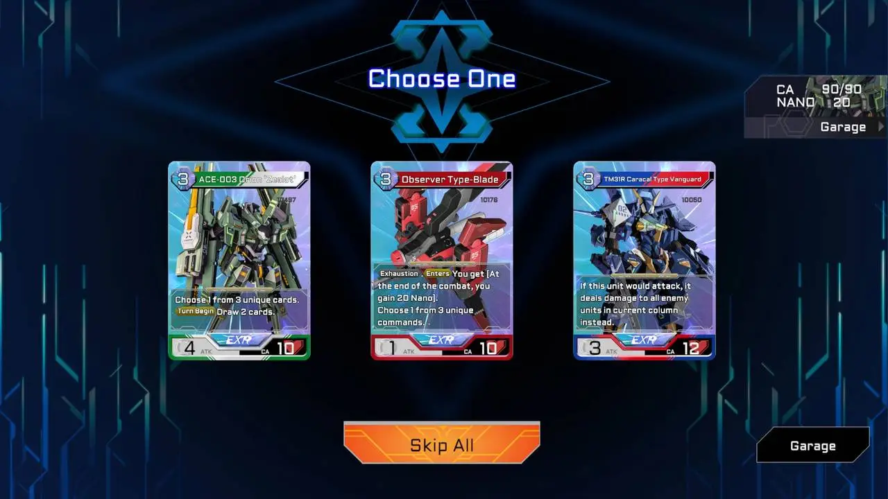Скриншот игры ACE Strategy: Mecha Nova