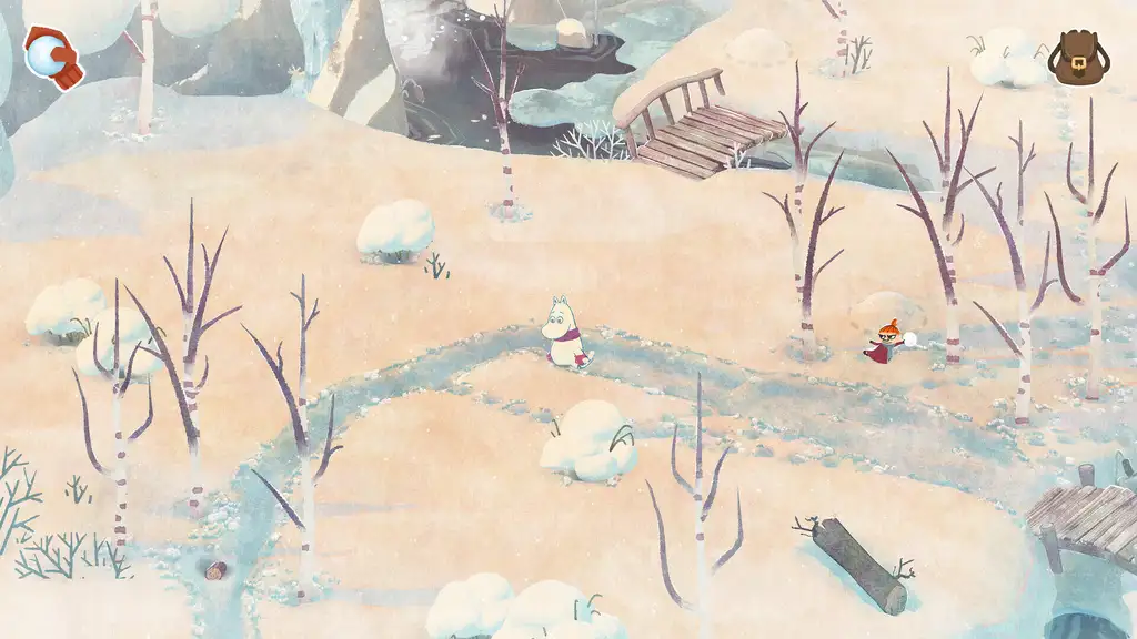 Скриншот игры Moomintroll: Winter's Warmth