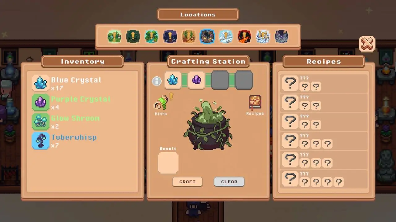 Скриншот игры Alchemist's Garden