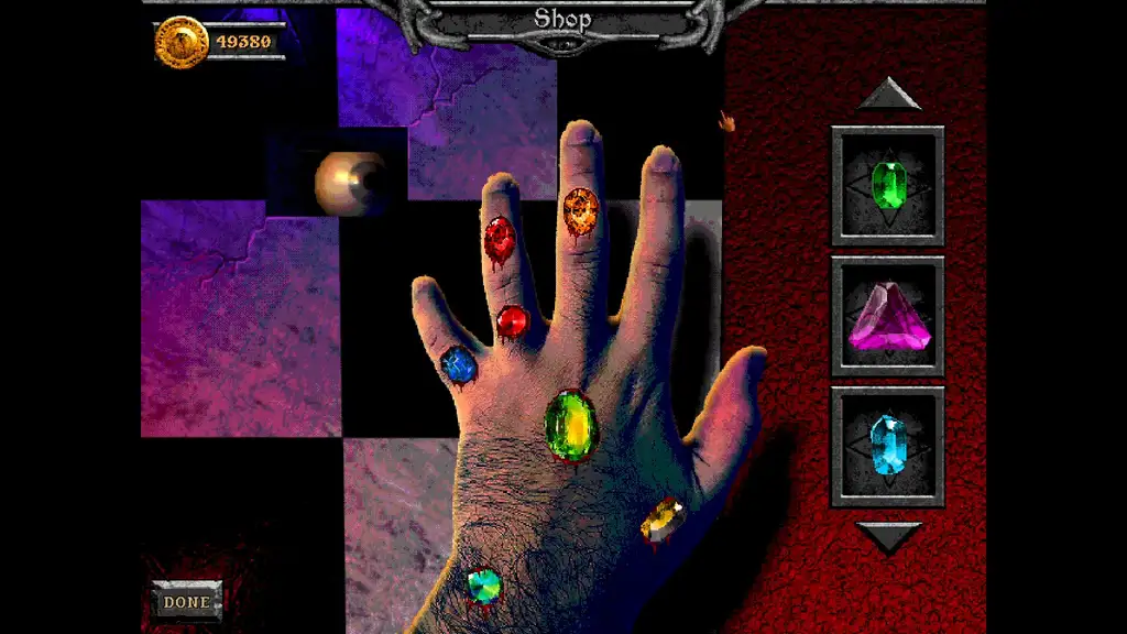 Скриншот игры Forbidden Solitaire