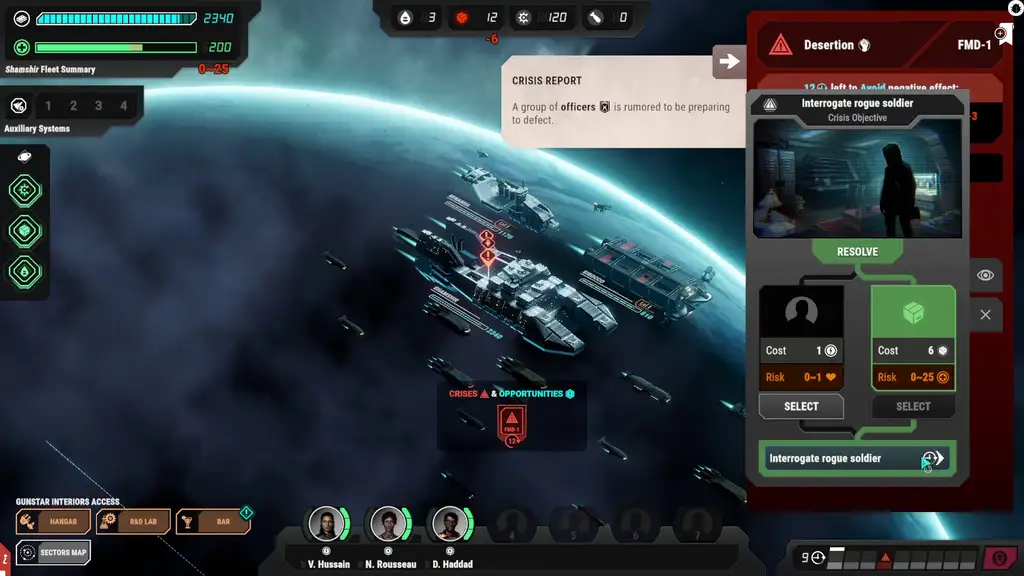 Скриншот игры Battlestar Galactica: Scattered Hopes