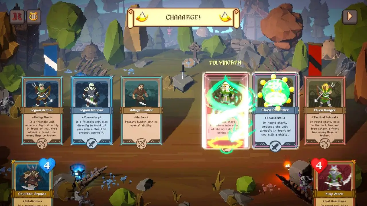 Скриншот игры Blades, Bows and Magic