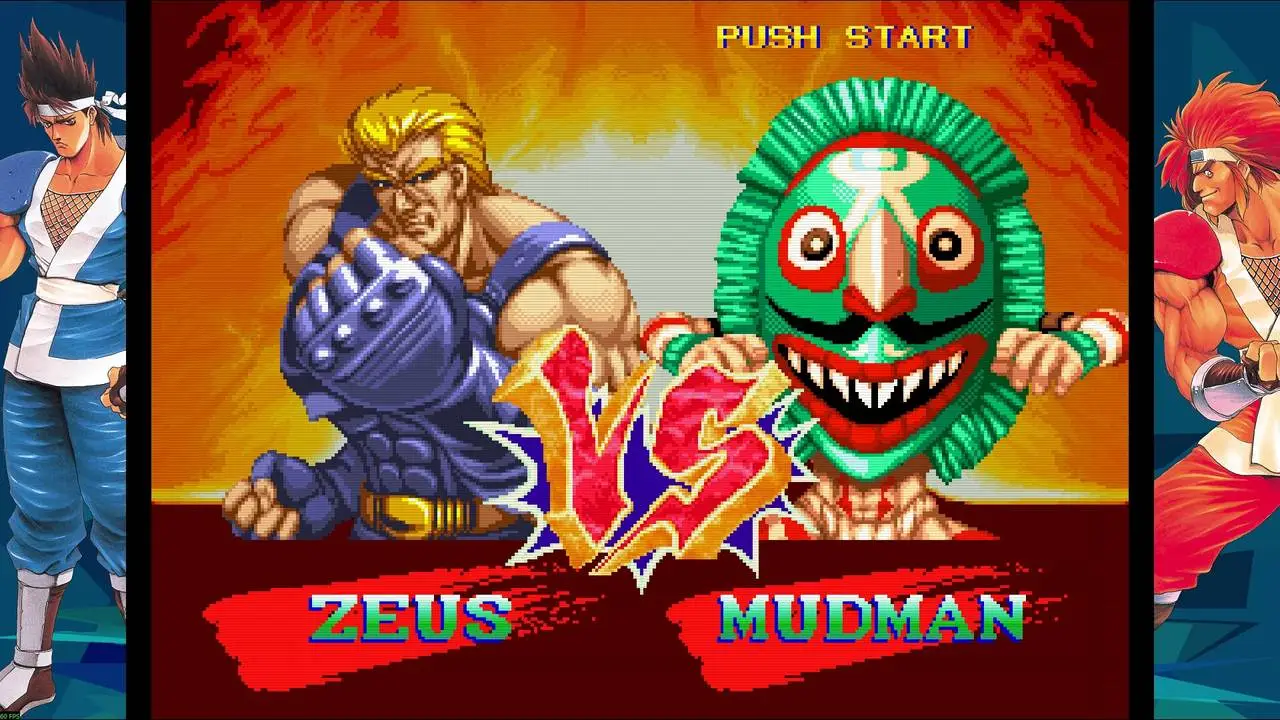 Скриншот игры WORLD HEROES PERFECT
