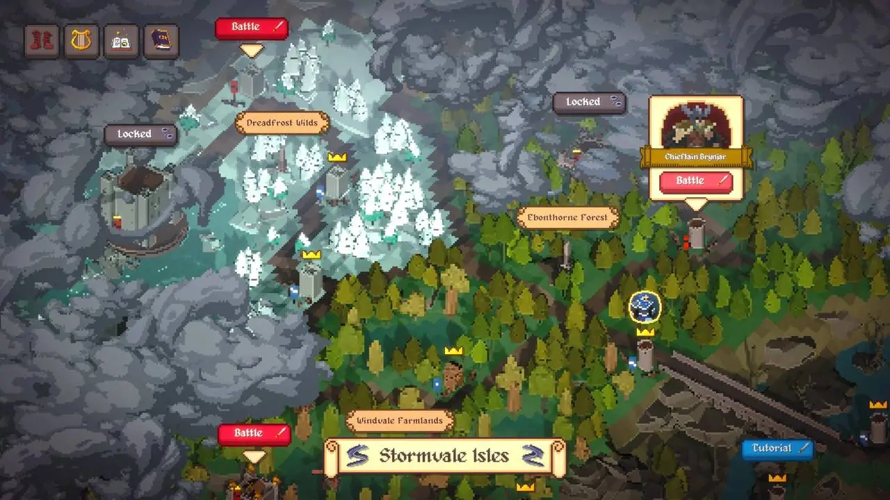 Скриншот игры Blades, Bows and Magic
