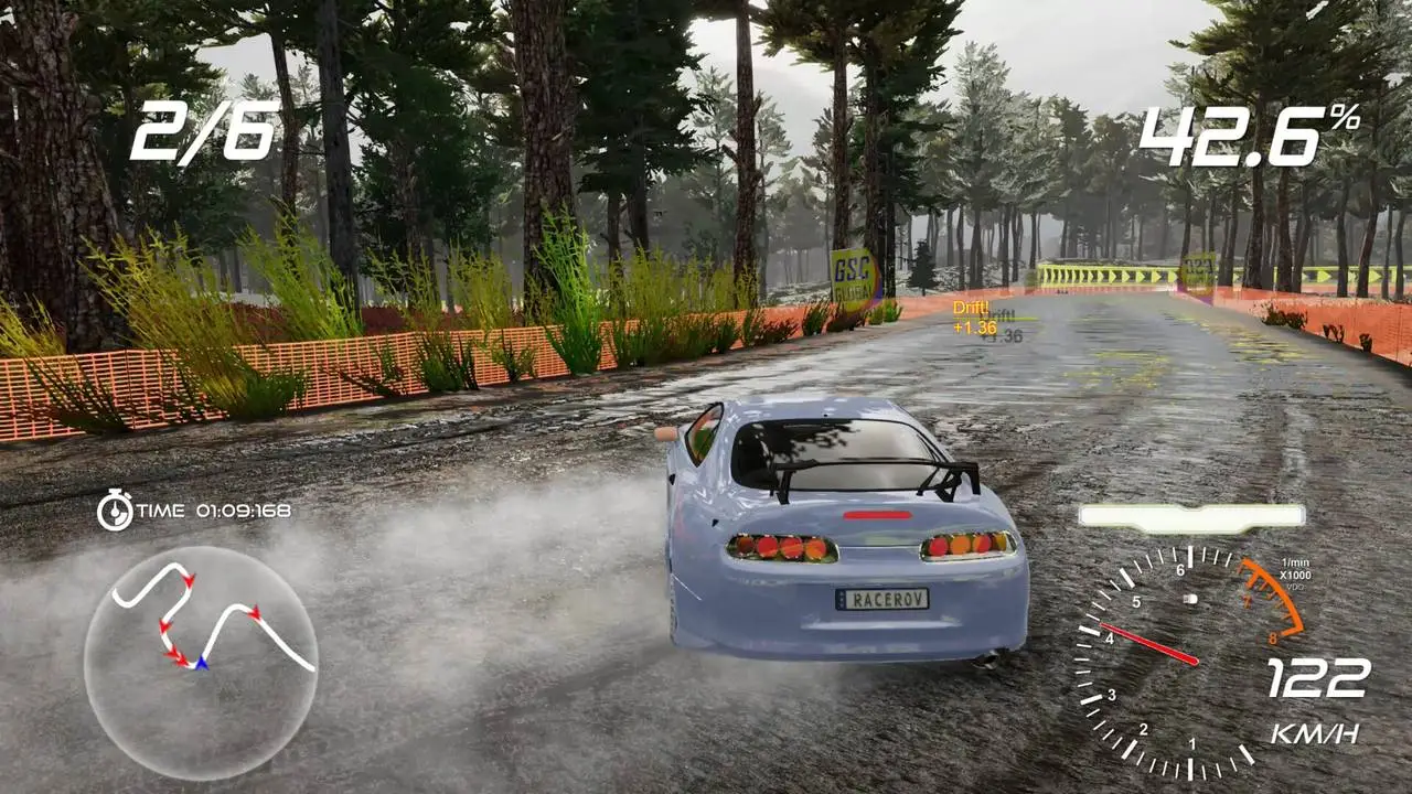 Скриншот игры Racer Overdrive